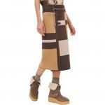 Трикотажное платье женское разноцветное Hermes - фото 2