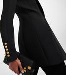 Мини-платье из шерстяного жакета Balmain, Noir - фото 5