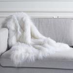 Плед Safavieh Cuddle, 50x60 см, белый - фото
