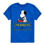 Футболка с принтом «Peathnuts Snoopy» для мальчиков 8-20 лет Licensed Character, синий - фото