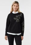 Толстовка comma Sweatshirt, Schwarz/Black - фото