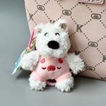 Плюшевый кулон с щенком вест хайленд уайт терьера, 11 см Bowl - фото 5