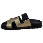 Chypre Slide Slippers Women's Gold HERMES, золотой - фото