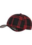 Бейсболка Flexfit TARTAN PLAID, цвет Red/Bordeaux/Black - фото