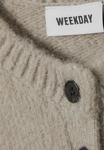 Кардиган Weekday Cardigan, Light Mole Melange/Grey - фото 6