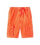 Хлопковые шорты-карго Stella McCartney Kids, оранжевый - фото