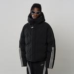 HARSH AND CRUEL Пуховик унисекс черный, Black - фото 6