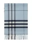 Кашемировый шарф BURBERRY, синий - фото 2