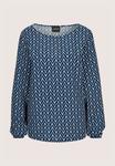 Блуза MADELEINE Blouse, Blue Black Patterned/Blue - фото 6