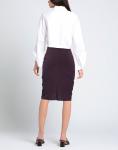 Юбка миди Patrizia Pepe Sera, темно-фиолетовый - фото 3