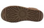 Угги (WMNS) UGG Classic Mini UGG Rubber Logo 'Chestnut' - фото 5
