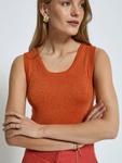 Вязаный топ Peppercorn Remi, Orange - фото 6