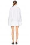 Платье-рубашка с присборенным подолом Coperni, White - фото 3