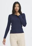 Джемпер b.young BMMNORMA RIB ONECK, Navy Blazer/Dark Blue - фото