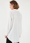 Блуза LELA Button-down blouse, Ecru/Off-White - фото 3
