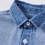 Детская джинсовая рубашка Disney, синий - фото 5