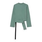 Свитшот женский Rick Owens DRKSHDW, зеленый - фото 3