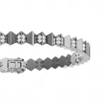 Apm Monaco Браслеты из серебра 925 пробы унисекс темно-серые - фото 6