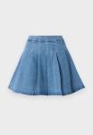 Мини-юбка PCSILJE PLISSÉ MINI SKIRT Pieces, деним - фото 5