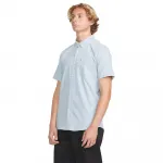 Рубашка с коротким рукавом Volcom Everett Oxford, синий - фото 3