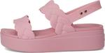 Сандалии Crocs Brooklyn Woven Low Wedge, цвет Rosett Woven - фото 4