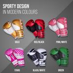 APOLLO Боксерские перчатки Champion - розовые/белые - 14 унций - фото 7