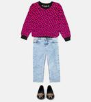 Джинсы прямого кроя Versace, синий - фото 2