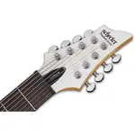 Гитара Schecter C-8 Deluxe с 8 струнами - гриф из палисандра, сатиново-белый - фото 2