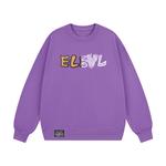 Свитшот RELAX Series Unisex LEVEL, темно-фиолетовый (с флисовой подкладкой) - фото 8