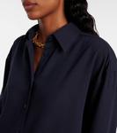 Оверсайз рубашка Toteme, Navy - фото 4