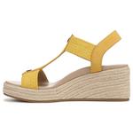 Босоножки на танкетке Calera Vionic, butter yellow nubuck & fabric - фото 3