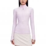 Йога-кофта для женщин Lululemon, soft sheer розовый - фото