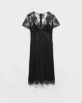 Кружевное платье Prada, черный - фото