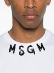 Футболка с логотипом MSGM, белый - фото 4