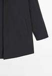 Пальто Massimo Dutti PACKABLE WATER-REPELLENT, Dark Blue - фото 7