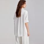 ELLE Рубашка Women's White Lapel Moderate - фото 4