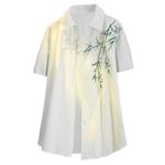 Рубашка унисекс GDRX, белый - фото