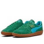 Кроссовки PUMA Palermo Vintage Update 'Archive Green Bright Aqua' - фото 2