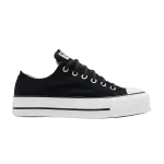 Кроссовки Converse Wmns Chuck Taylor All Star Lift Low 'Black White', черный - фото