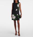 Платье-трапеция Cromwell с цветочным принтом Veronica Beard, Black Multi - фото 2