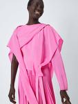 Шелковая блузка с драпировкой John Lewis x A.W.A.K.E. MODE, Pink - фото 5