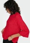 Джемпер ONLY ONLSIMONI PULLOVER, True Red/Mottled Red - фото 5