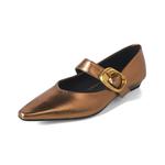 Туфли Mary Jane 2 см Women's Echo&yolo, бронзовый - фото 4