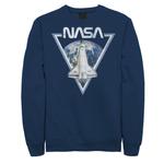 Мужской свитшот NASA Triangle Earth Logo Shuttle Flight Licensed Character - фото