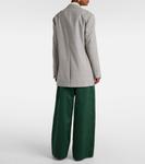 Шерстяной блейзер Dries Van Noten, цвет light grey - фото 3