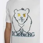 Футболка стандартного кроя Iceberg, белый - фото 4