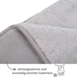 Плед Sleepling, серебряный - фото