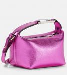 Клатч Moonbag из металлической кожи Eéra, фуксия - фото 4