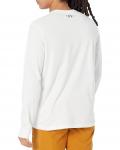 Лонгслив Under Armour Sportstyle Left Chest Long Sleeve, белый/черный - фото 2