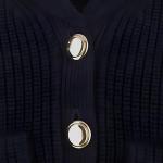 Трикотажная водолазка MIU MIU цвета морской волны - фото 9